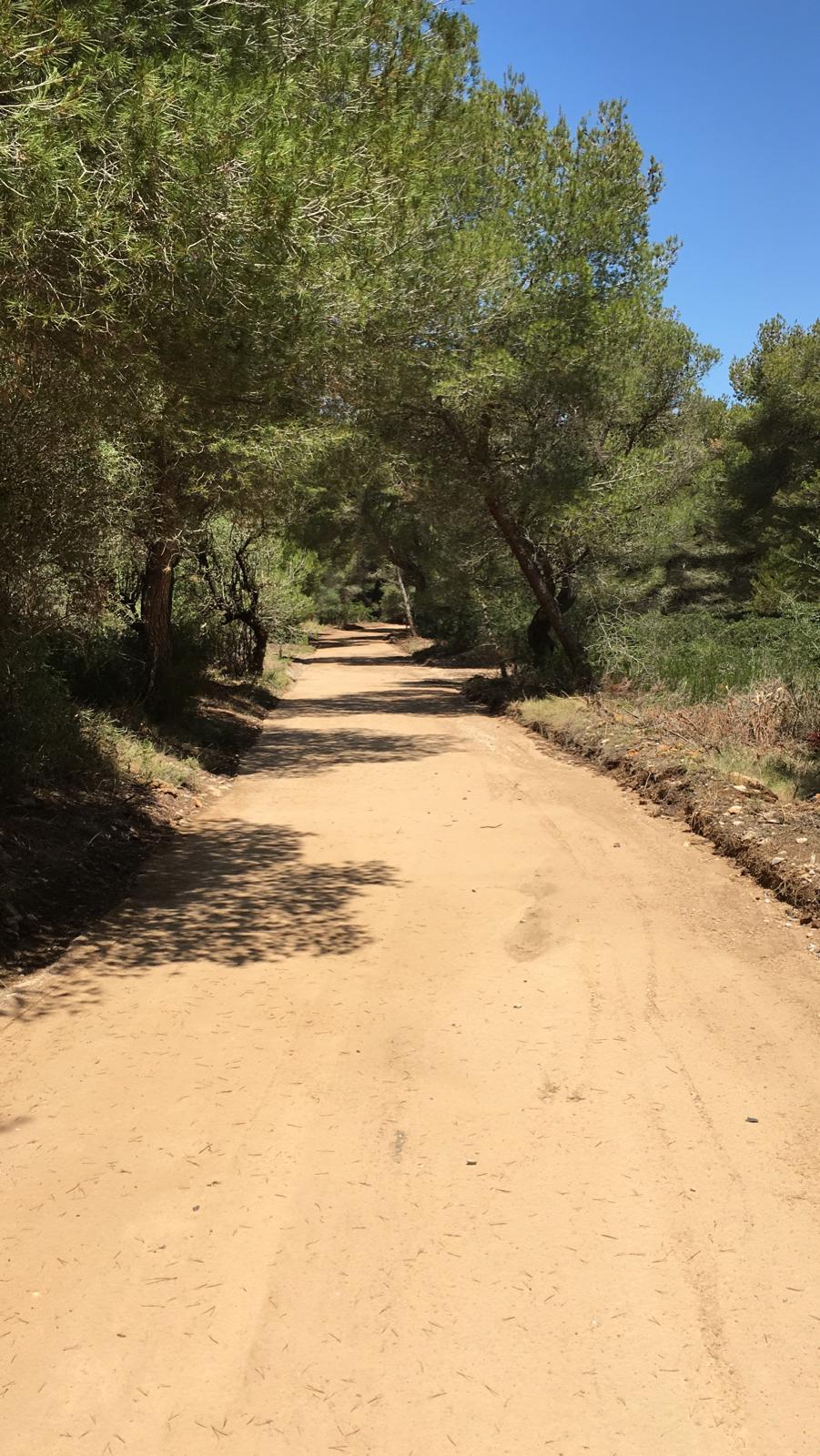 Rutas de senderismo y cicloturismo de Santa Margalida, Mallorca, con el estabilizador hidráulico i.tech STABILE de FYM-HeidelbergCement